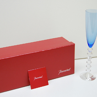 Baccarat/バカラ ベガ フルーティッシモ グラス ブルー系 シャンパン 元箱付 ☆ PayPay(ペイペイ)決済可能 ☆ 札幌市 清田区 平岡