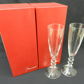 今週の新着アイテム 未使用 Baccarat バカラ ベガ シャンパンフルート ペアグラス 元 グラス・カップ・酒器