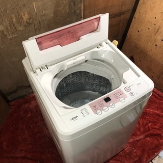 配送・設置無料❗️2013年製 6.0kg 洗濯機 ピンク AQUA
