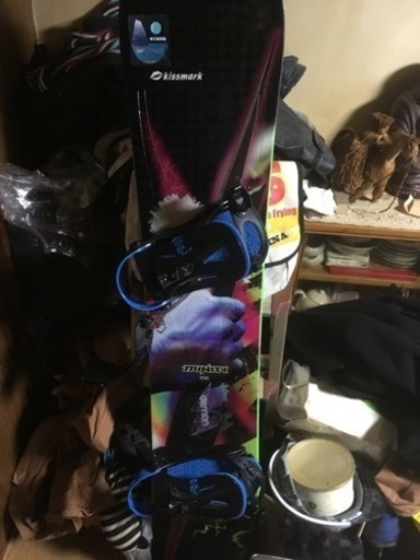 kissmarkの板とバインディング、バートンのブーツ