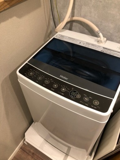 洗濯機 \t ハイアール 4.5kg 全自動洗濯機 ブラック