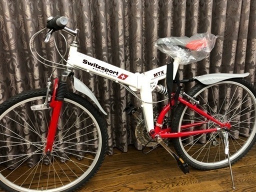 取引終了！訳あり、Switzsport26インチ折り畳み自転車