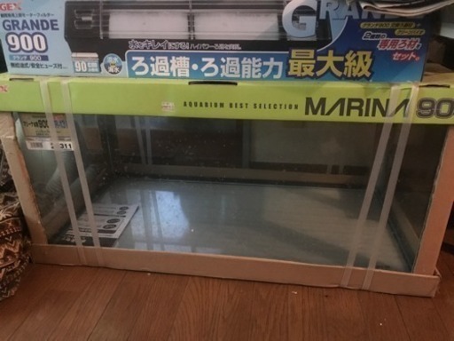 90cm水槽、水槽台セット