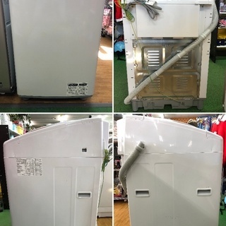 美品【 SHARP 】シャープ 洗濯8.0㎏/乾燥4.5㎏ 洗濯乾燥機 プラズマクラスター搭載 Ag⁺イオンコート ワイドマウス