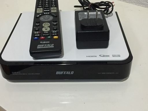 交渉可　BUFFALOバッファロー★らくらく録画TVレコーダー【DVR-S1C2/500G】地デジ/BS/110CSチューナー内蔵◆リモコン/B-CAS付属