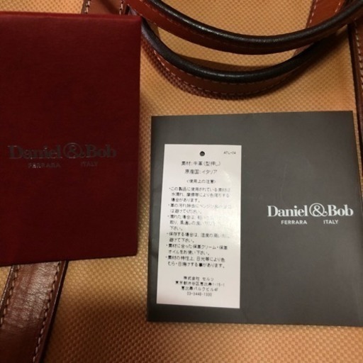 【特別価格】【レア 美品 限定】 Danielu0026Bobトートバッグ 黒 Danielu0026Bob（ダニエル＆ボブ）トートバッグ