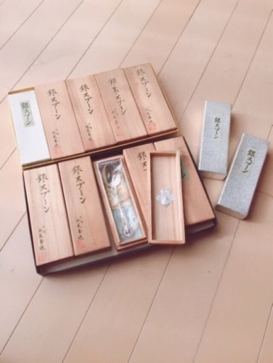 商談中✨尚美堂造。銀座のスプーン。SILVER刻印有り。新品未使用。１本のお値段。