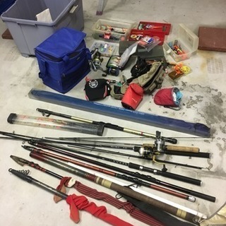 釣り道具 いろいろ 一式 まとめて エギング 磯釣り