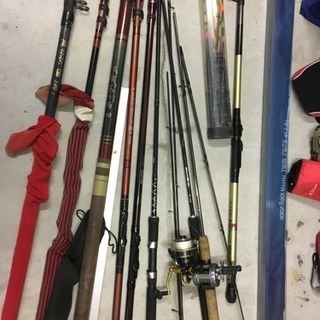 釣り道具 いろいろ 一式 まとめて エギング 磯釣り