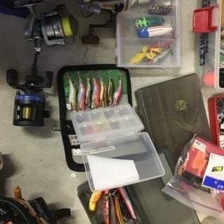 釣り道具 いろいろ 一式 まとめて エギング 磯釣り