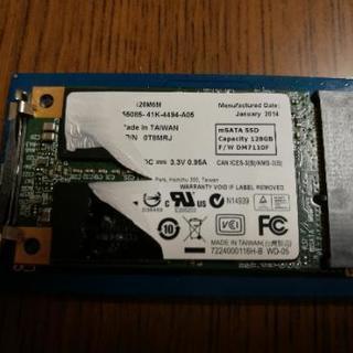 SSD(128GB, mSATA接続)