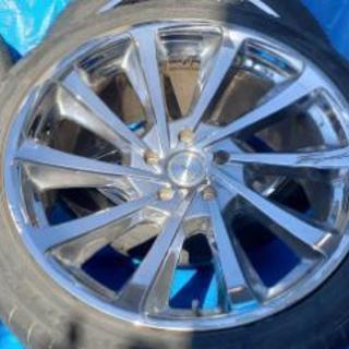 メッキホイール19インチタイヤ4本セット