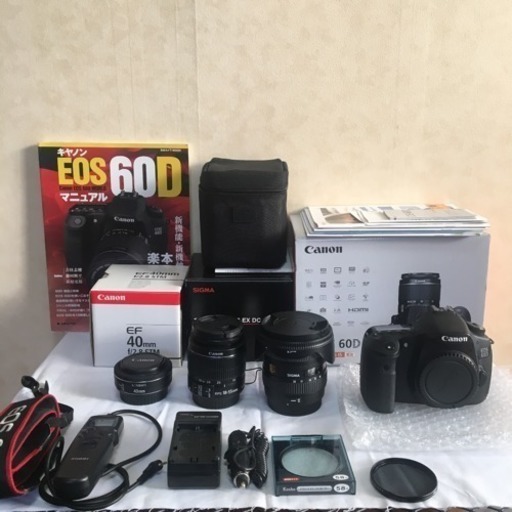 【一眼レフ】Canon EOS 60d  付属品多数！