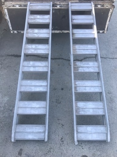 愛知から アルミブリッジ 2本組 0.5t / 500kg ？180cm×30cm？