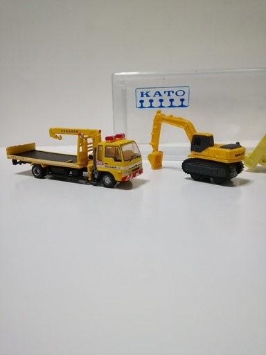 Katoミニカーケース油圧ショベルダンプトラックミキサー車振動ローラーブルドーザークレーン車レッカー車ダンプ8台 希少品 すのーどろっぷ 船橋のミニカーの中古あげます 譲ります ジモティーで不用品の処分