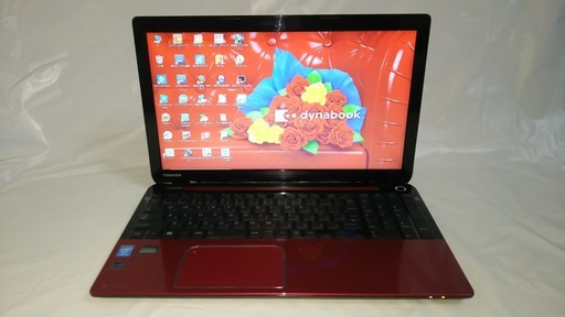 [現在取引中] dynabook  T554/45 LR    第四世代CPU    i3-4005U      Win10     メモリ :4GB   HDD :1 TB    モデナレッド      液晶新品