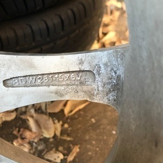 １５インチ、スタッドレスアルミホイールセット
