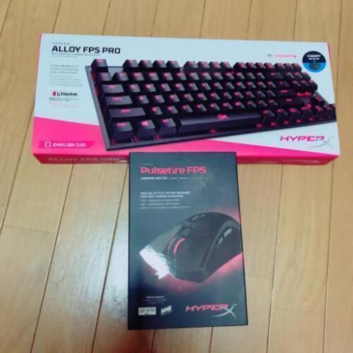 HYPERXゲーミングキーボードゲーミングマウスのセット