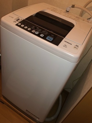 最旬ダウン 日立2014年式 6kgホワイト 洗濯機
