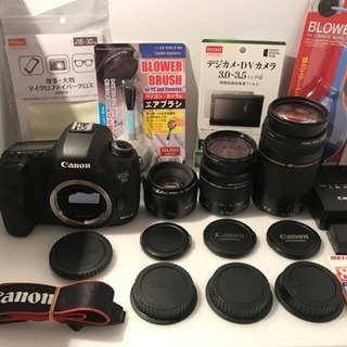 カメラ デジタルカメラ 日本最級 5D EOS 【ももか様】Canon mark トリプルレンズ Ⅱ デジタル 