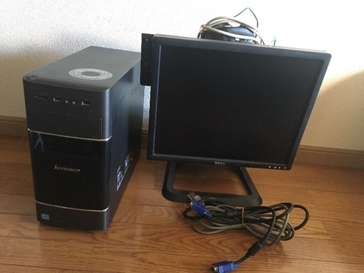 Lenovoパソコン (PCタワー\u0026モニター)