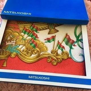 エルメス スカーフ カレ90 ルナパーク メリーゴーランド 赤大判