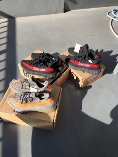 supreme adidas yeezy boost 3足セット