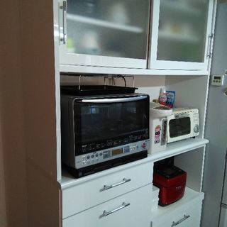 ☆ジモティ割あり☆ 株式会社エトウ レンジボード 白 H179.5×D45×W119 