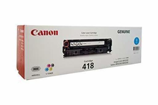 未開封のキヤノンカートリッジ418 シアン（CRG-418CYN）（純正品）1個を譲ります