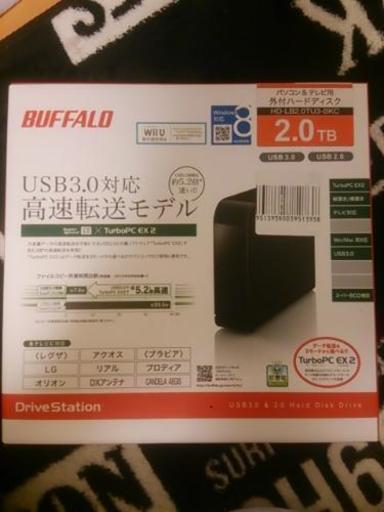 バッファロー 外付けHDD HD-LB2.0TU3