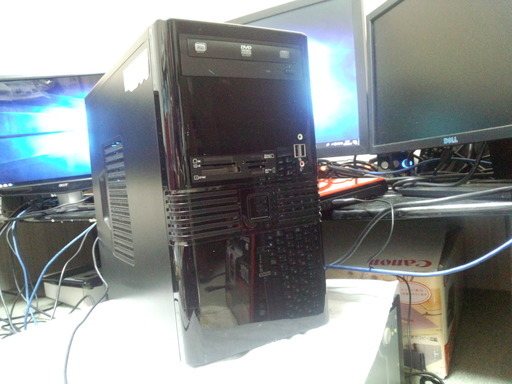 [取引中]自作デスクトップパソコン AMD Athlon II X2 240e HD5570 HDD500GB メモリ8GB Windows10 64Bit
