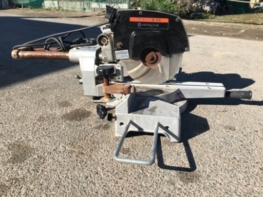 HITACHI 日立工機 216mm ブレーキ付 卓上スライド丸のこ C8FB 100V 動作品 管理番号136
