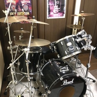 【格安】Pearl ELX ドラムセット＋シンバル類 フルセット