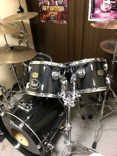 格安】Pearl ELX ドラムセット＋シンバル類 ショップ フルセット 