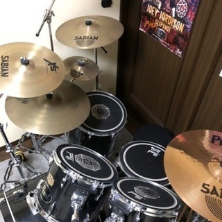 【格安】Pearl ELX ドラムセット＋シンバル類 フルセット