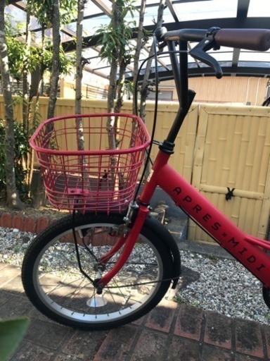【取引中】あさひ自転車 20インチ 赤色