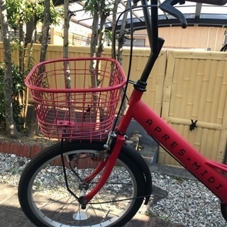 【取引中】あさひ自転車 20インチ 赤色