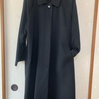 カシミヤ☆ロングコート13号☆黒☆新品未使用