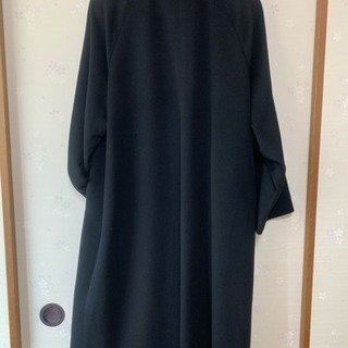 カシミヤ☆ロングコート13号☆黒☆新品未使用