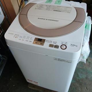 取引中 y SHARP全自動洗濯機7㎏ 2017年製