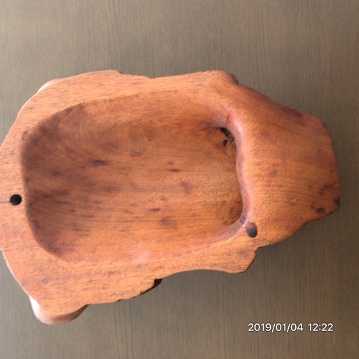 訳あり】【長期展示在庫品】【天然杢】【香川県産】【手彫り】【般若の  