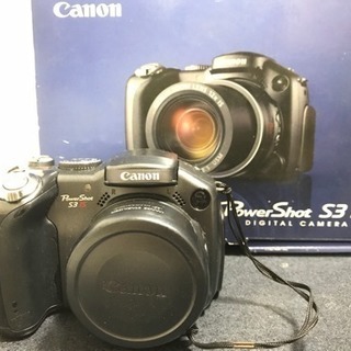 本格カメラ PowerShot S3IS(Canon)  SD付...