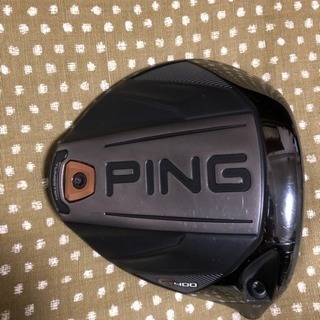 PING ドライバー G400 ヘッドのみ 9° ピン ヘッドカバー レンチ付き