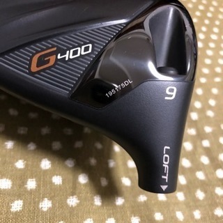PING ドライバー G400 ヘッドのみ 9° ピン ヘッドカバー レンチ付き