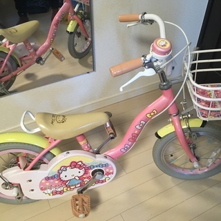 【美品】ハローキティ 14インチ 子供用自転車