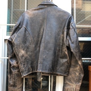 レザージャケット ライダース Mサイズ フランス製 本革 Nescio