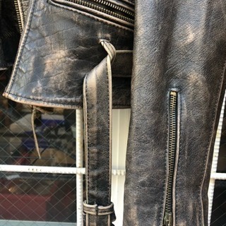 レザージャケット ライダース Mサイズ フランス製 本革 Nescio