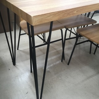 リユースのサカイ千葉中央店】 ダイニングテーブルセット H77×D90×W164 