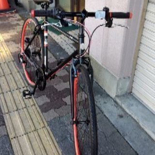 美品☆ADEL700cクロスバイク 6speed/ブラック 【公式通販】