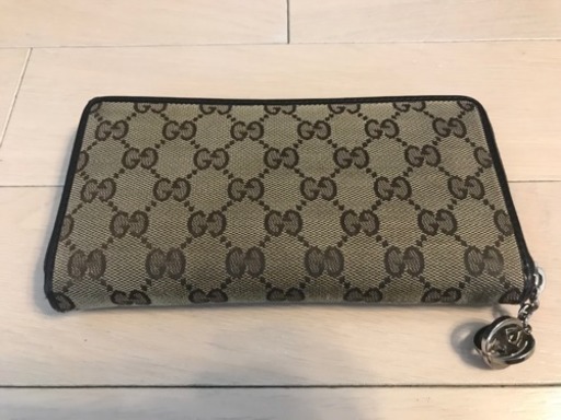 【GUCCI長財布】Gチャーム付き、男女兼用